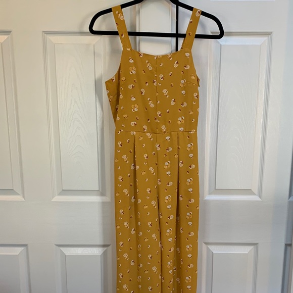 Blue Rain Francesca Flowered Yellow Jumpsuit - Picture 9 of 11